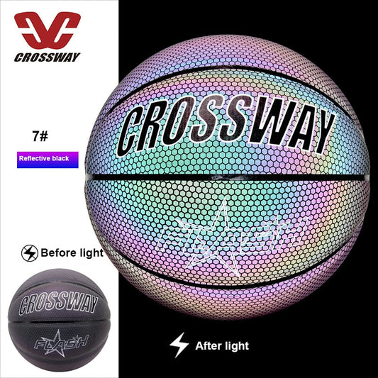 Holographic Reflective Basketball Ball